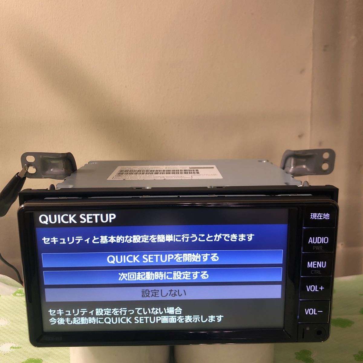セキュリティロック解除済 NSCN-W68 トヨタ純正ナビ Bluetooth対応