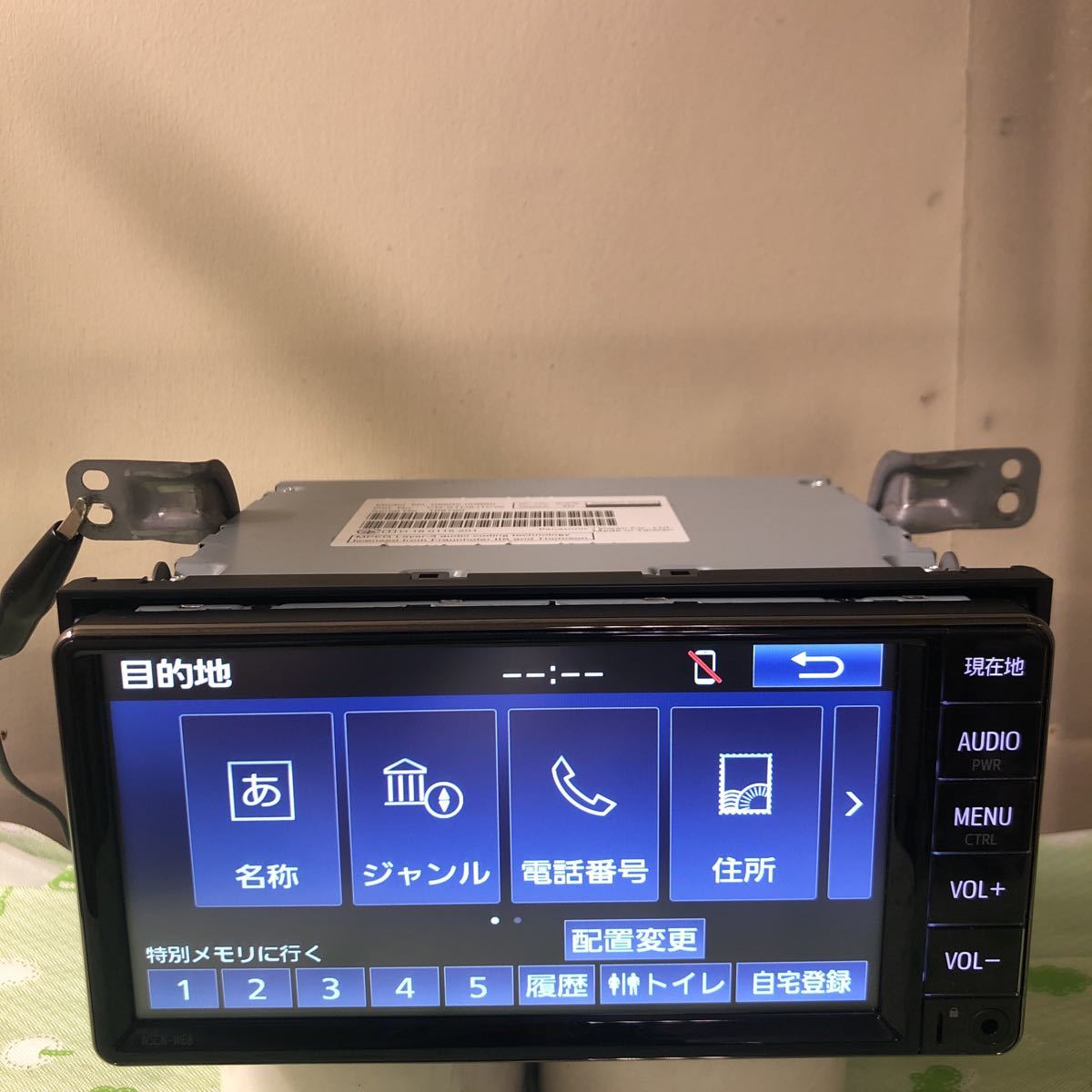 ☆トヨタ純正 SDナビ NSCN-W68 Bluetooth CD再生 ワンセグTV (トヨタ 