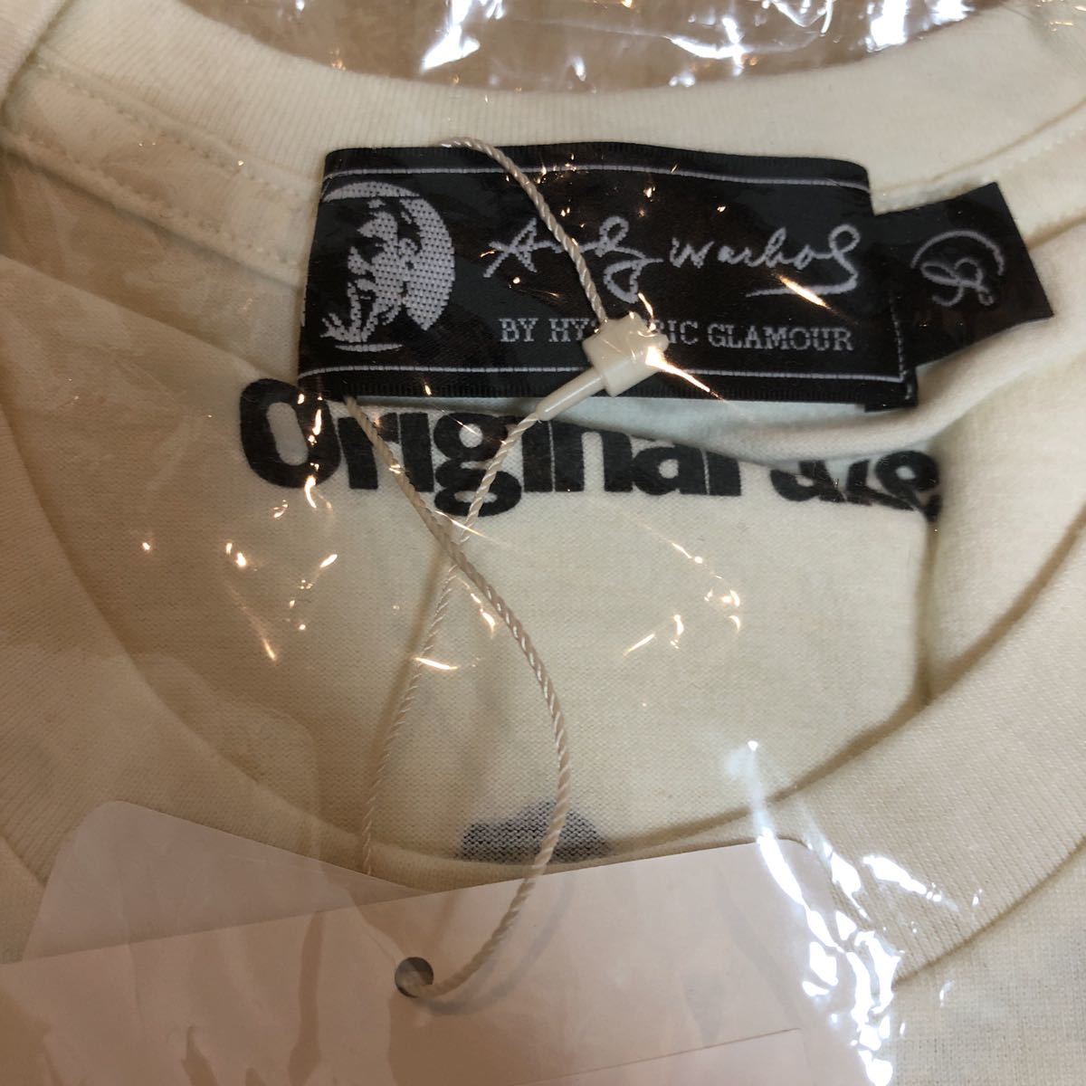 新品HYSTERIC GLAMOUR ×ORIGINAL FAKE -Andy Warhol T-SHIRTS KAWS 