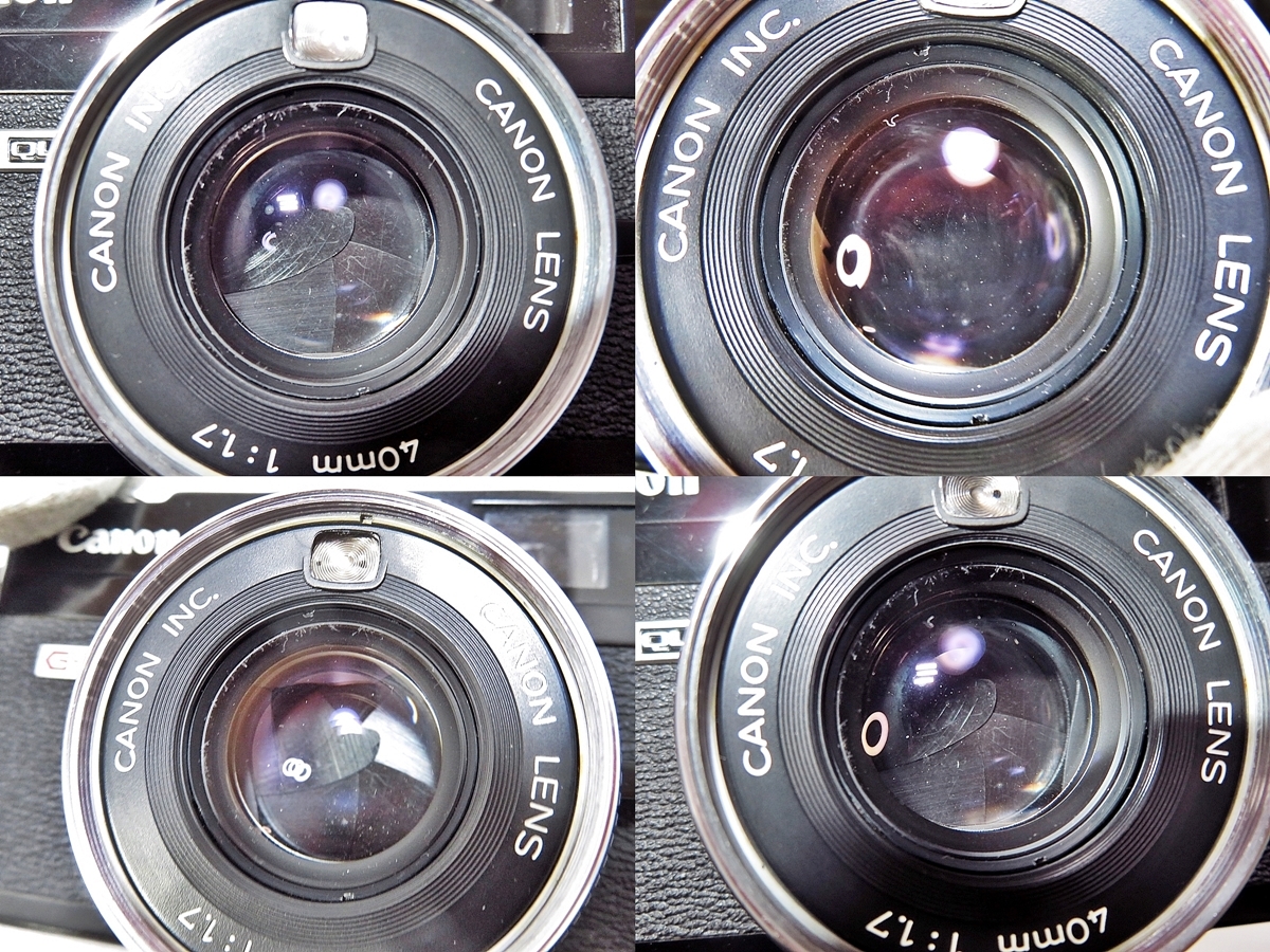 Canon Canonet QL17 G-Ⅲ QL LENS 40mm 1:1.7 CANOLITE D キャノン