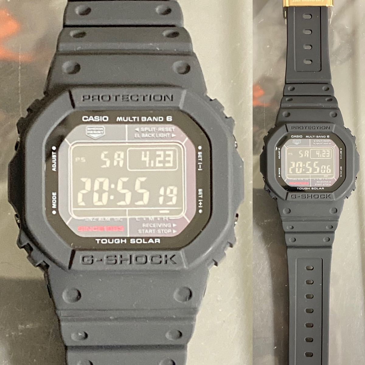 未使用同様 極美品 箱説タグ付G-SHOCK GW-5035A-1JR 35周年限定 