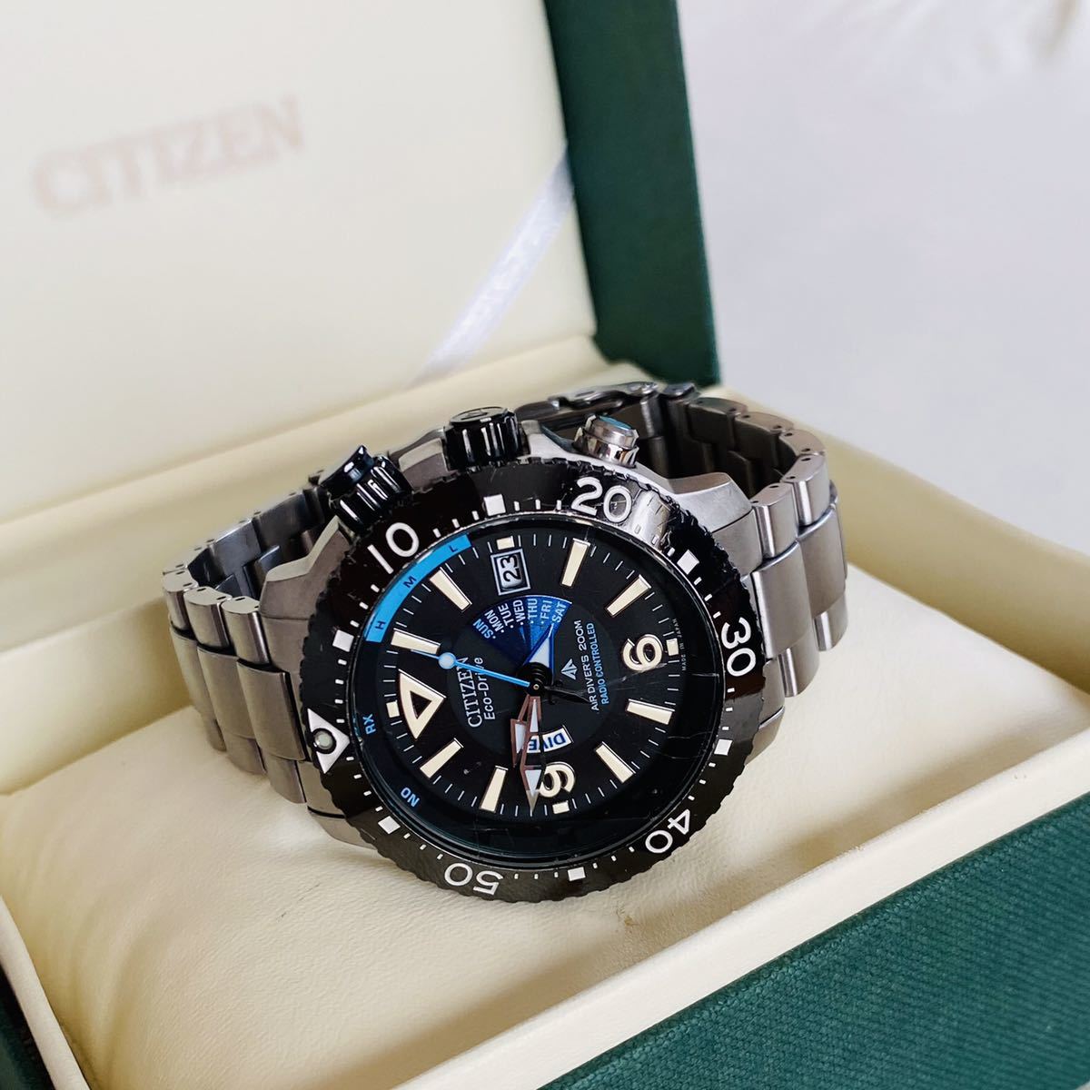 CITIZEN ◇ プロマスター マリーン エコドライブ 電波時計 ◇ PMD56 