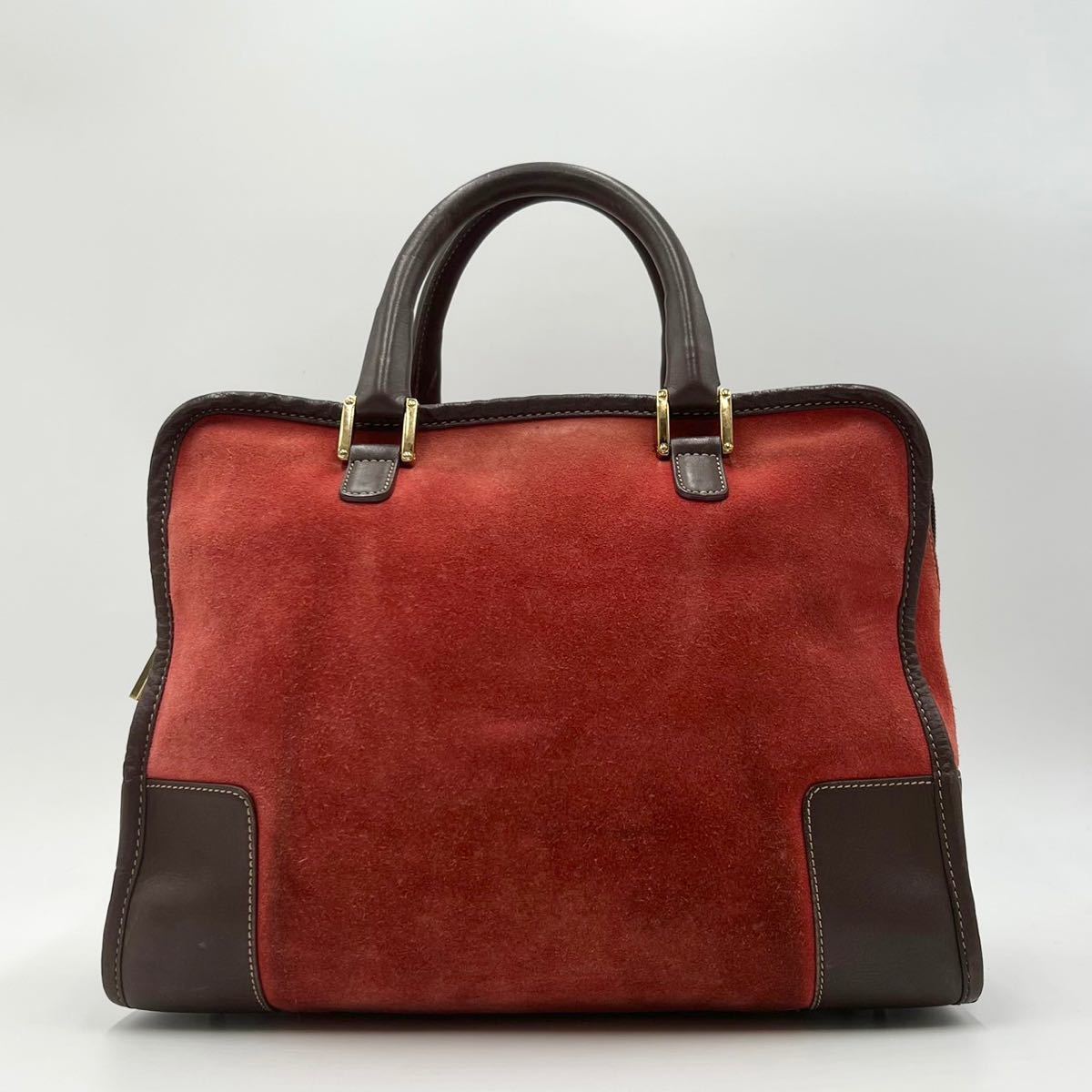 ロエベアマソナ28スエード赤 【公式通販】