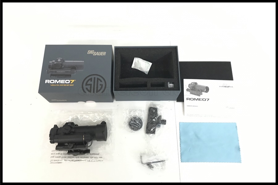 ドットサイト Dot 実物 SIG Red Sauer 1x30 Sig Sight SAUER ROMEO7