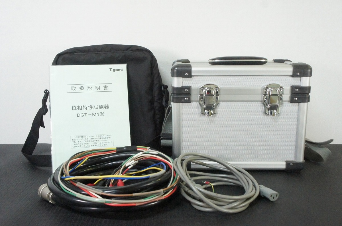 TH] 戸上電機製作所 位相特性試験機 DGT-M1-50 取扱説明書付き