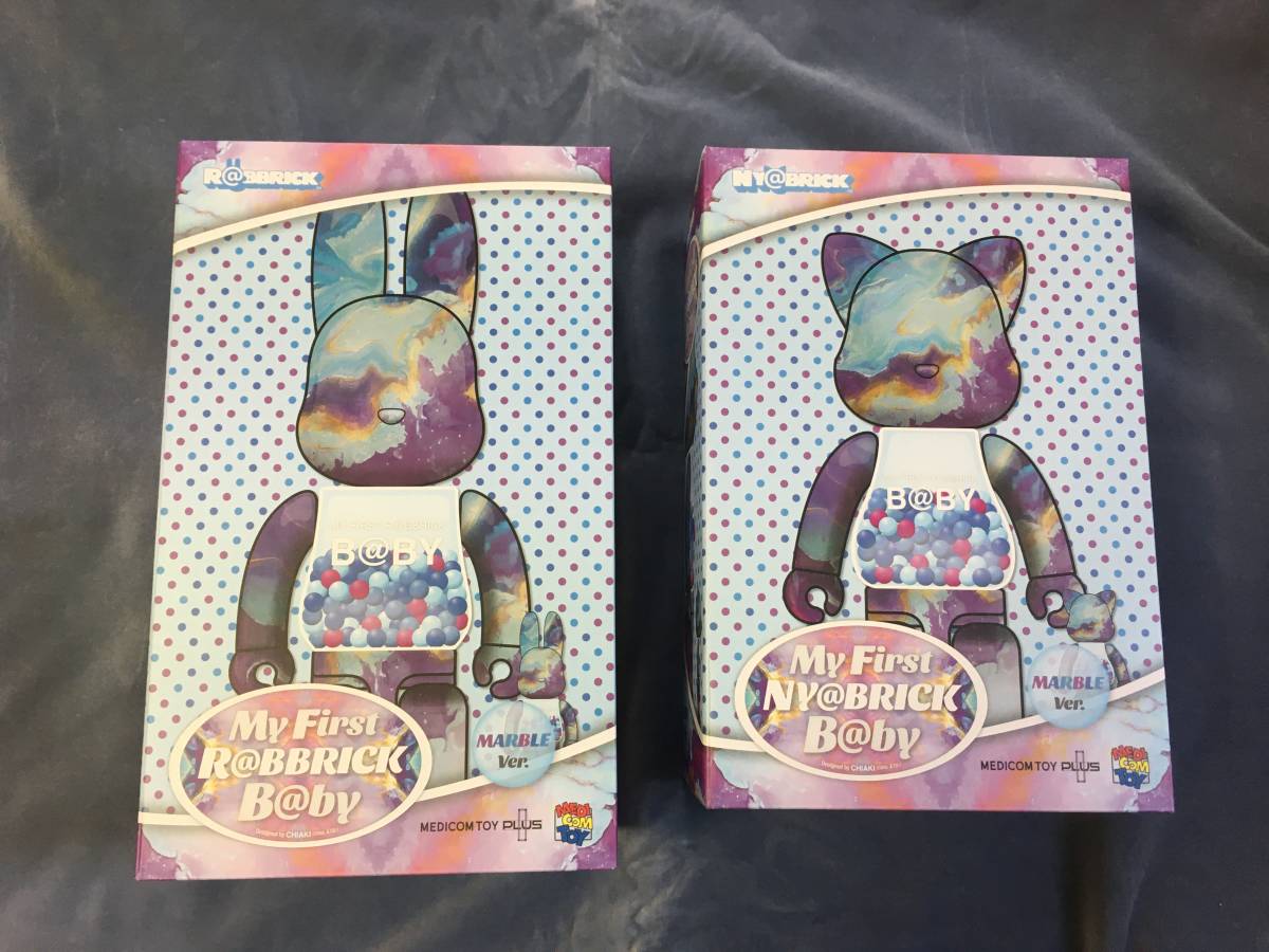 本物保証，限定セール MY FIRST R@BBRICK B@BY MARBLE Ver. 100％ & 400％ & MY FIRST NY@BRICK B@BY MARBLE Ver. 100％ & 400％ MEDICOM TOY BE＠RBRICK(キューブリック、ベアブリック)｜売買されたオークション情報、yahooの商品情報をア キューブリック、ベアブリック