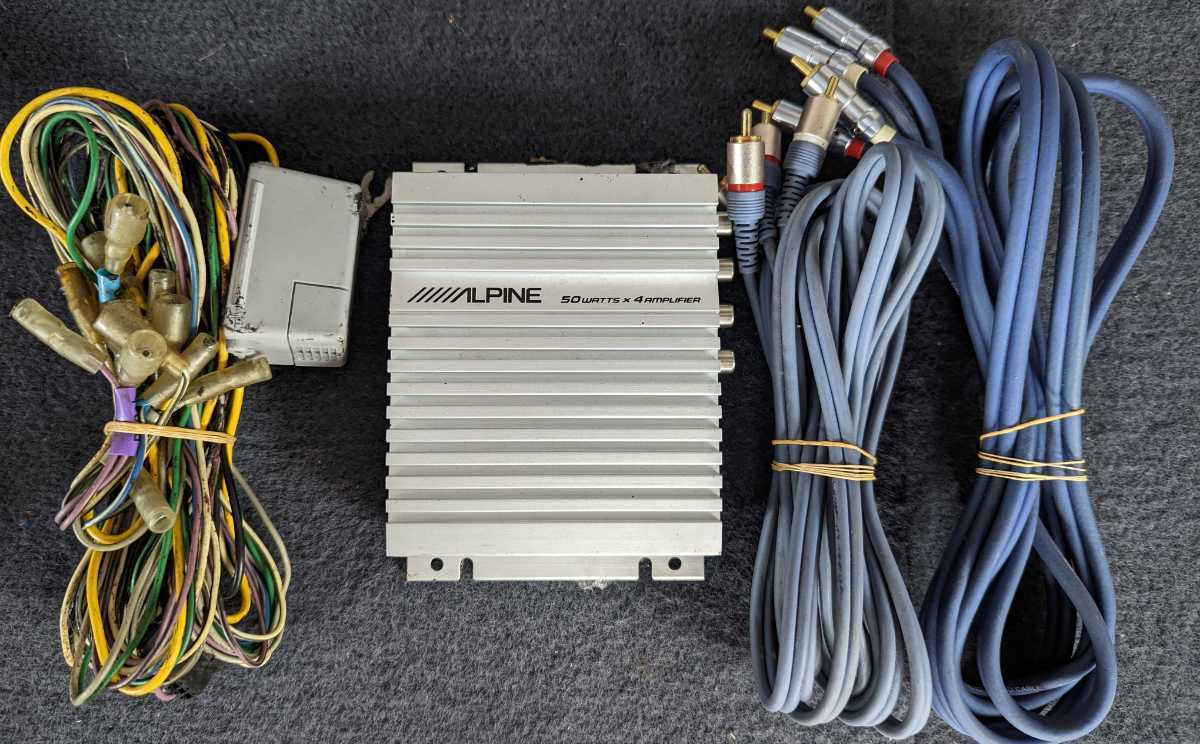 ALPINE アルパイン DVA-7899J 4chアンプ アルパイン DVA-7899J ALPINE
