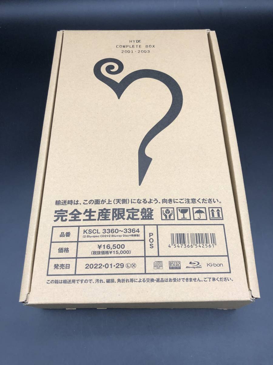 お得，限定セール 同梱不可 Blu-ray HYDE CD HYDE COMPLETE BOX 2001-2003 完全生産限定盤(は)｜売買されたオークション情報、yahooの商品情報をアーカイブ公開 - オークファン は行