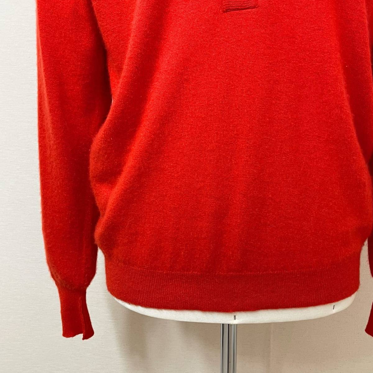 極上カシミア100%!!【70sスコットランド製モックネック ブラック 