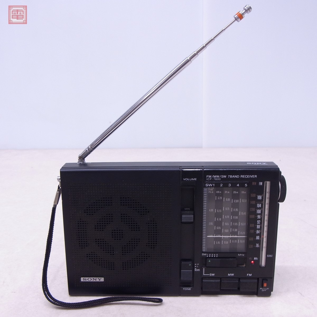 ソニー SONY ICF-7600 AM/FM/SW BCLラジオ【10(アンティーク)｜売買