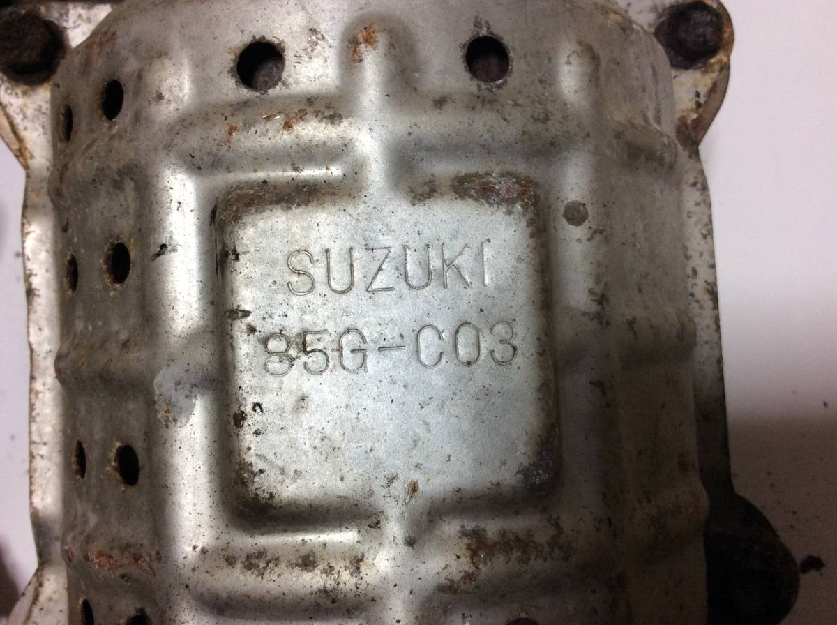 スズキ純正 エキマニ2個セット 85G-C08触媒 素材として 触媒 スズキ K6A 85G-C03 85G-C08 2個セット 素材 エキマニ ワゴンR