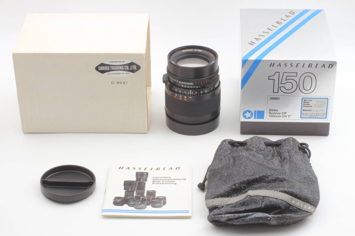 超美品】Hasselblad Carl Zeiss T* Sonnar 150mm F/4 CF Lens