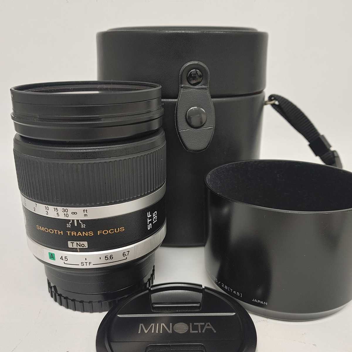 MINOLTA STF135 F2.8 レンズ ⑱希少 MINOLTA STF ミノルタ STF 135mm f/2.8 1:2.8 (T4.5) (T32