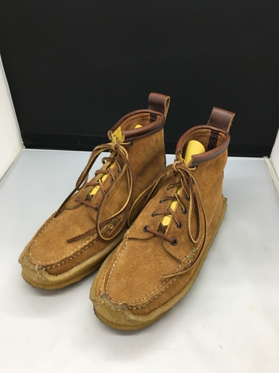 送料無料 YUKETEN ユケテン ハンティングブーツ スエード クレープソール表記サイズ9 囗K巛