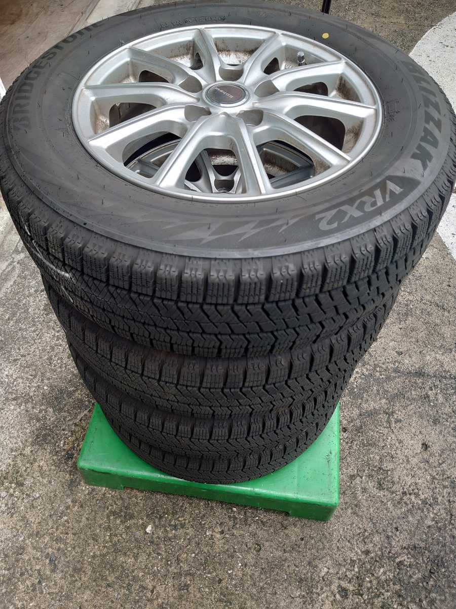 ブリヂストン スタッドレスホイールセット 195/65R15 VRX2 2020年製造 