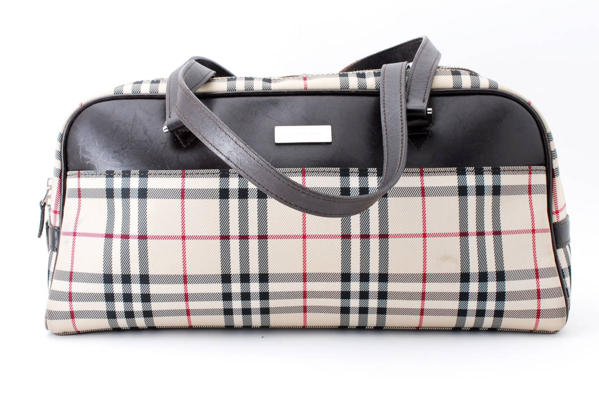 1円スタート】BURBERRY バーバリーロンドン ノヴァチェック ノバ 
