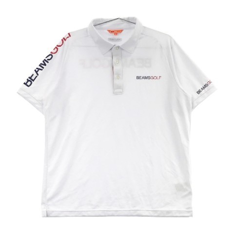 新作，低価 BEAMS GOLF ビームスゴルフ 半袖ポロシャツ ホワイト系 XL 240001671634 ゴルフウェア メンズ(シャツ)｜売買されたオークション情報、yahooの商品情報をアーカイブ公開 - オークファン シャツ
