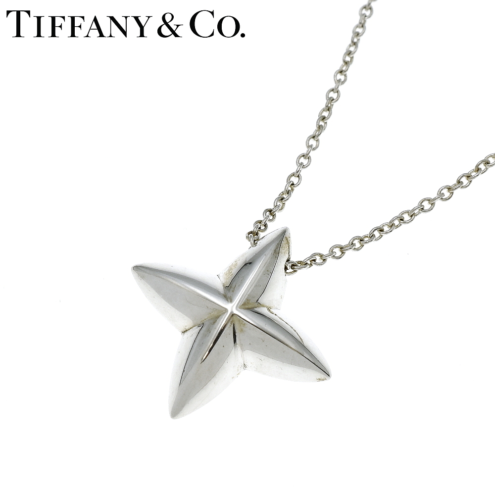 美品 TIFFANY & Co. ティファニー SV925 シリウススター ネックレス 