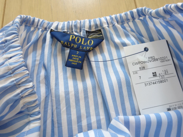 定￥10000 新品未使用品 サイズ7 130 ラルフローレン キッズ ガールズ  