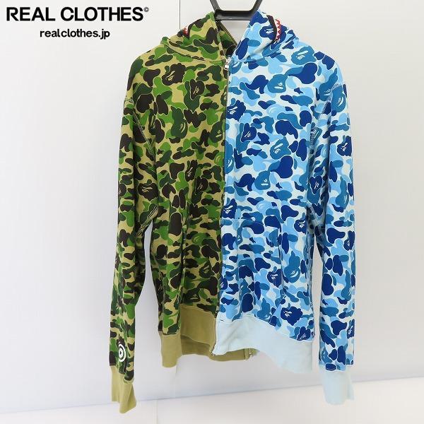 ☆A BATHING APE/アベイシングエイプ バイカラー カモフラ/迷彩