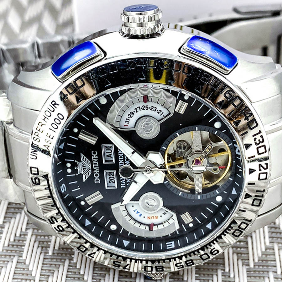 1円【目玉商品】【新品正規品】DOMINICドミニクメンズ腕時計手巻き