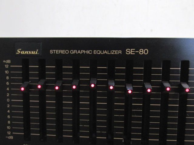 サンスイ ステレオ イコライザー SE-80 サンスイ SANSUI SE-80 - SE-8 本体