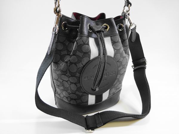 コーチ デニム COACH ショルダーバッグ 巾着 バッグ 巾着ショルダー 