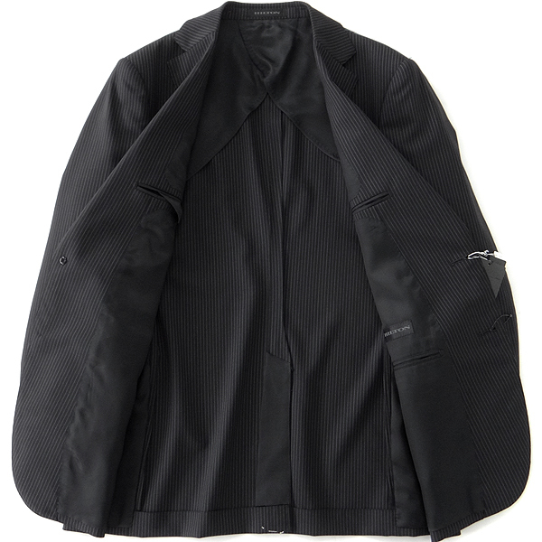 新品 ヒルトン 春夏 SUPER120'S ウール ストレッチ 2パンツ スーツ A5(M) 黒 【J49613】 メンズ HILTON 吸汗速乾 SAP スペアパンツ