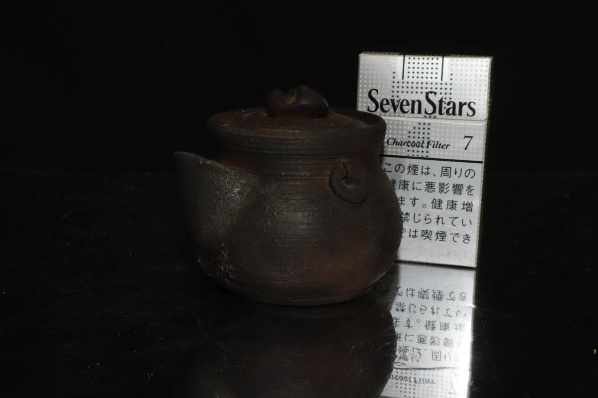 数量限定，最新作 名工 浅本鶴山作 南蛮焼 急須(急須、土瓶)｜売買されたオークション情報、yahooの商品情報をアーカイブ公開 - オークファン 備前