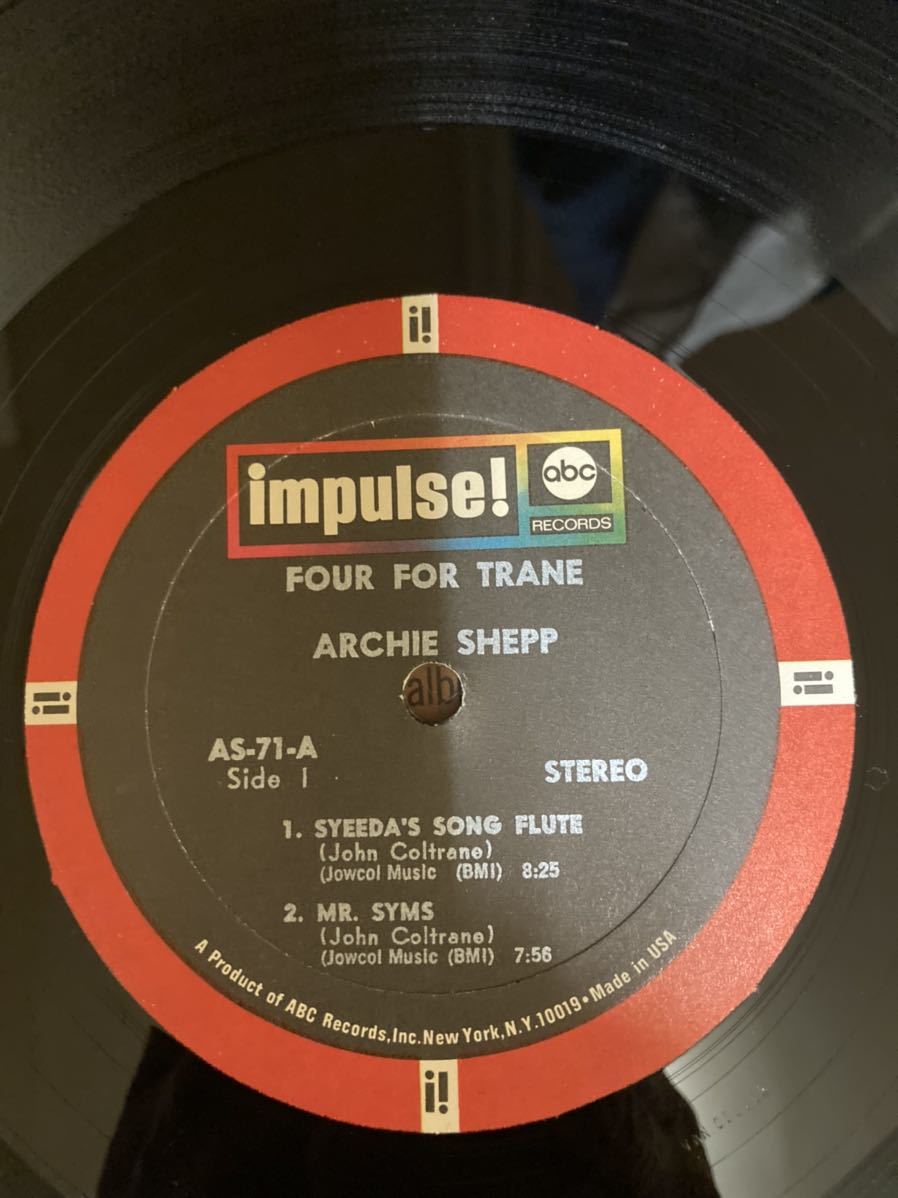 ⁄ ARCHIE SHEPP | GELDER VAN アーチー・シェップ TRANE FOR FOUR A-71