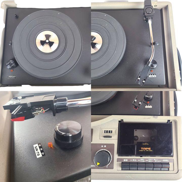 美品】日本コロンビア レコードプレーヤー GP-25 カセット CD