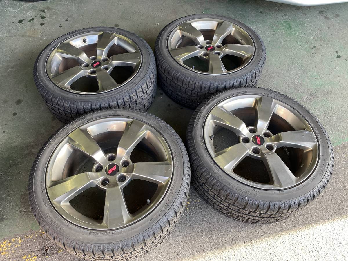 スバル インプレッサ WRX STi GRB GVB 純正アルミホイール 18インチ  