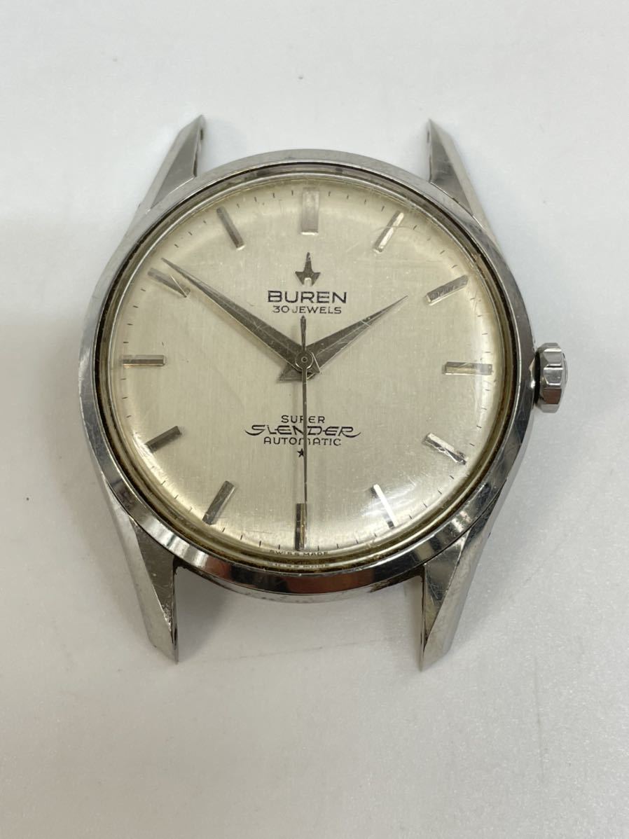 1円スタート BUREN 30JEWELS SUPER SLENDER AUTOMATIC / 772904 