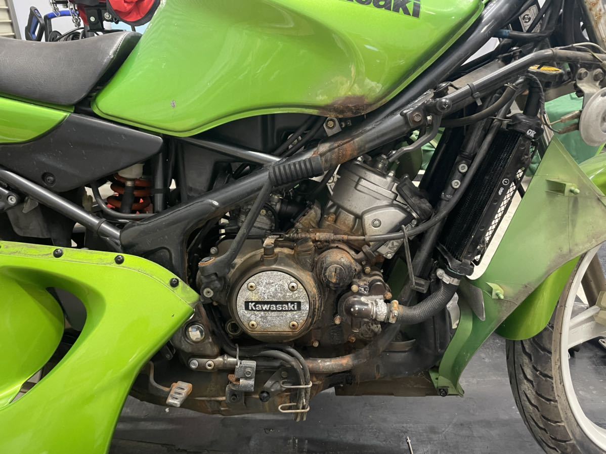 カワサキ Kr150 ニンジャ150 ピンクナンバー登録済み 2サイクル ２ストバイク 125cc 126cc 250cc 売買されたオークション情報 Yahooの商品情報をアーカイブ公開 オークファン Aucfan Com