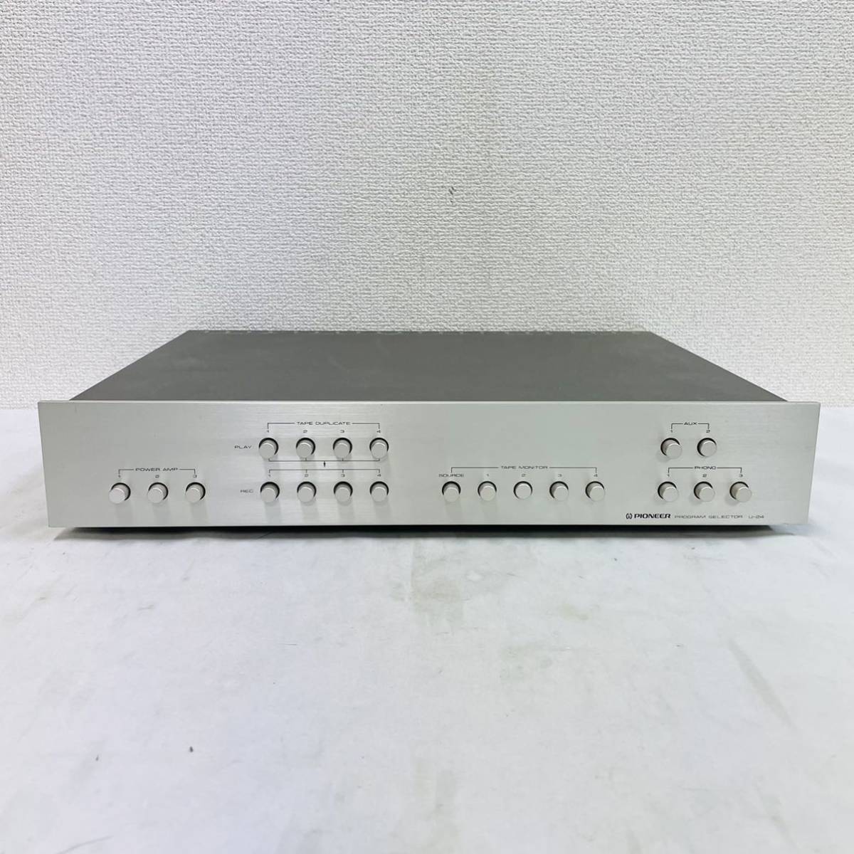  動作未確認 PIONEER パイオニア PROGRAM SELECTOR プログラムセレクター U-24 音響機器 NN1513(パイオニア)｜売買されたオークション情報、yahooの商品情報をアーカイブ公開 - オークファン パイオニア