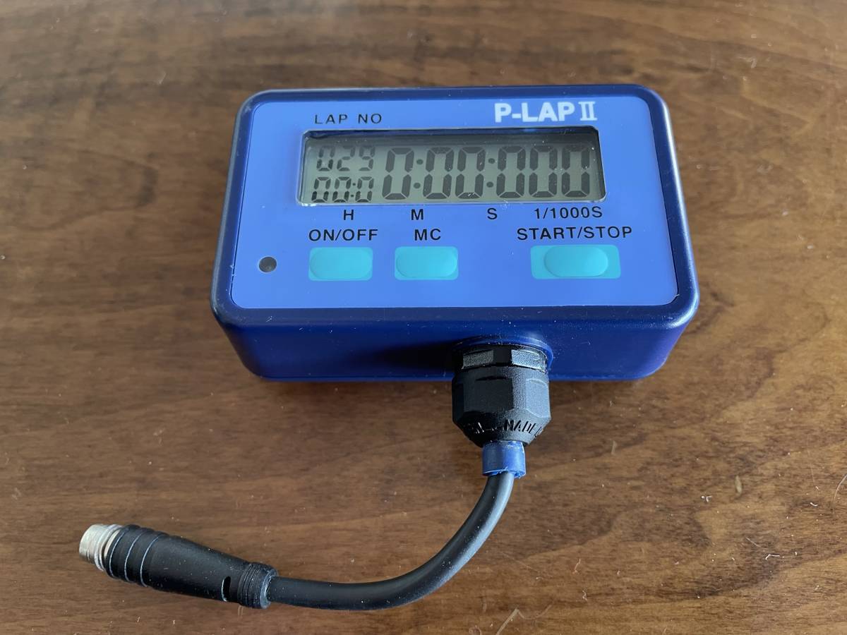 美品 ラップタイマー P-LAPⅡ（P-LAP2) センサーケーブル2m・取説付き