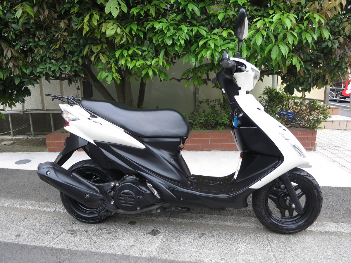 スズキ アドレスV125S 中古実動美車 バッテリーフル充電済 オイル交換