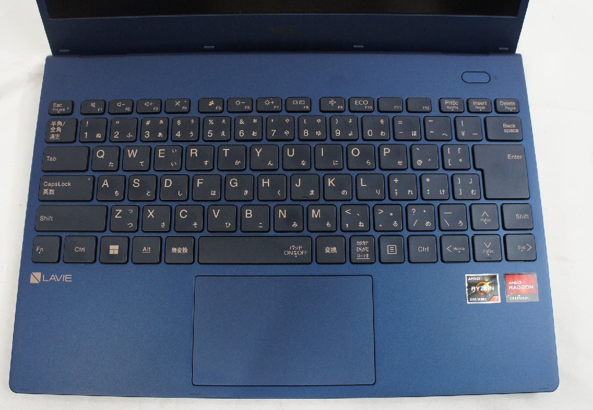 24★【美品】 NEC PC-N1375DAL ノートパソコン LAVIE N13 13インチ 2022年 AMD Ryzen7 5700U 16GB★6244N7　/90ｂ