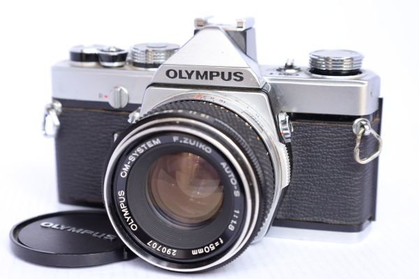 ☆ジャンク品☆OLYMPUS オリンパス OM-1 + F.ZUIKO 50mm F1.8 #0484 OM-