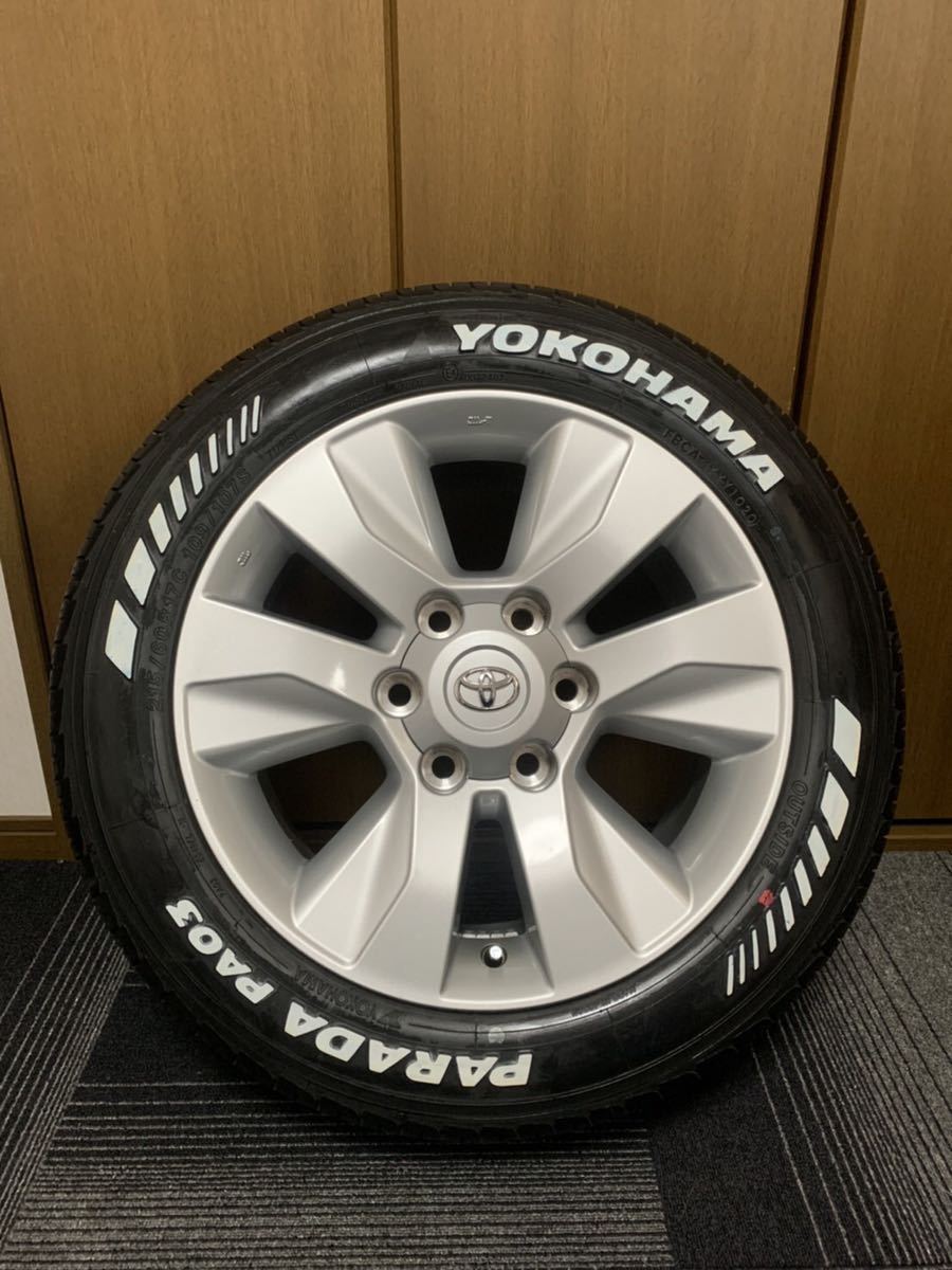 ハイエース 200系 ハイラックス 純正ホイール 17インチ 7.5J 6H 139.7