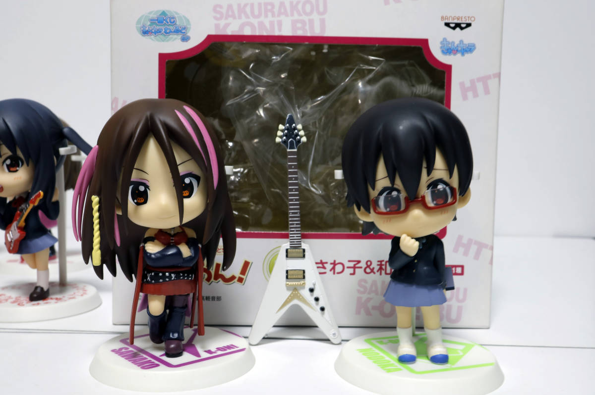 セット けいおん きゅんキャラ G賞+シークレット 楽器セット 唯＆紬 