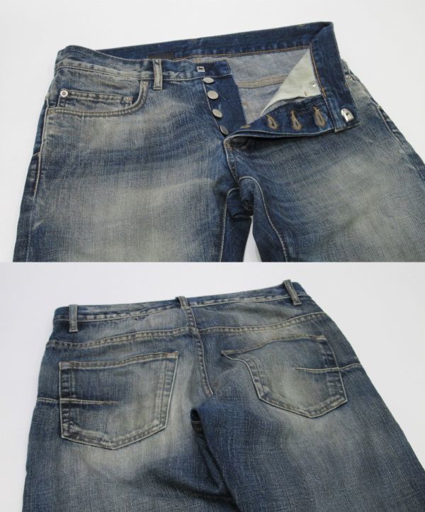 Dior homme エディスリマン ウォッシュ加工ストレートデニム Dior