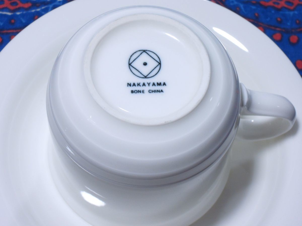 NAKAYAMA ナカヤマ陶器 コーヒー碗皿 6客揃 コーヒーカップ カップ 