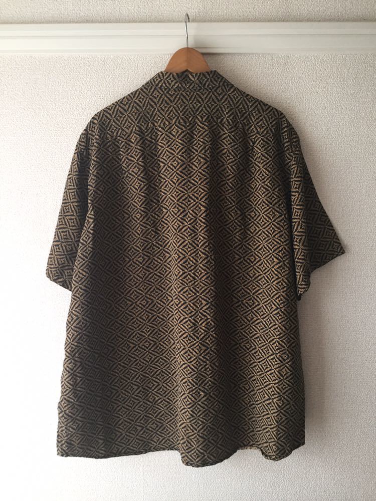 90s POLO by Ralph Lauren BONNARD オープンカラーシャツ XXL シルク