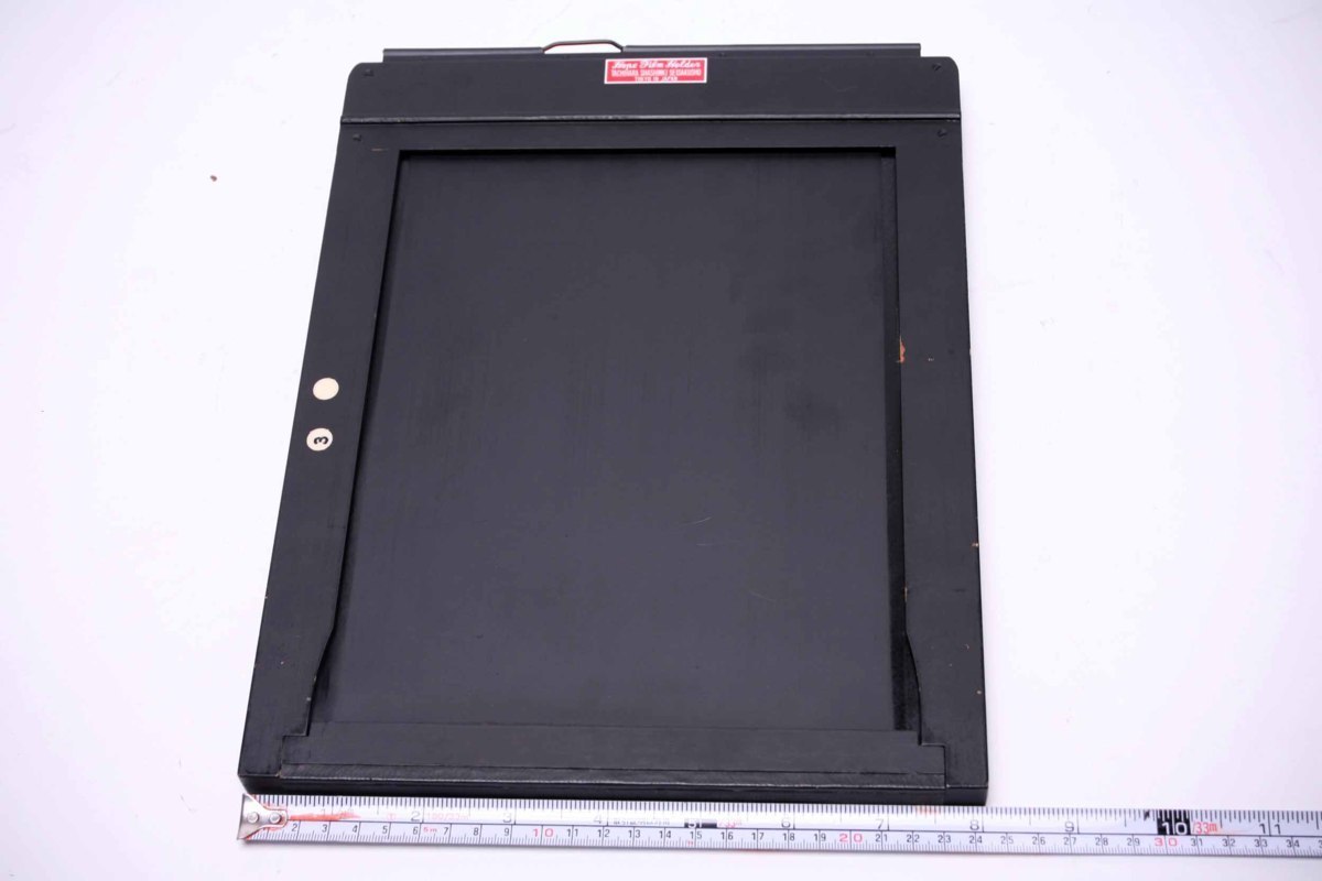 8x10 1枚 木製 ホルダー タチハラ製作所 大判カメラ製作会社 Sa5987 