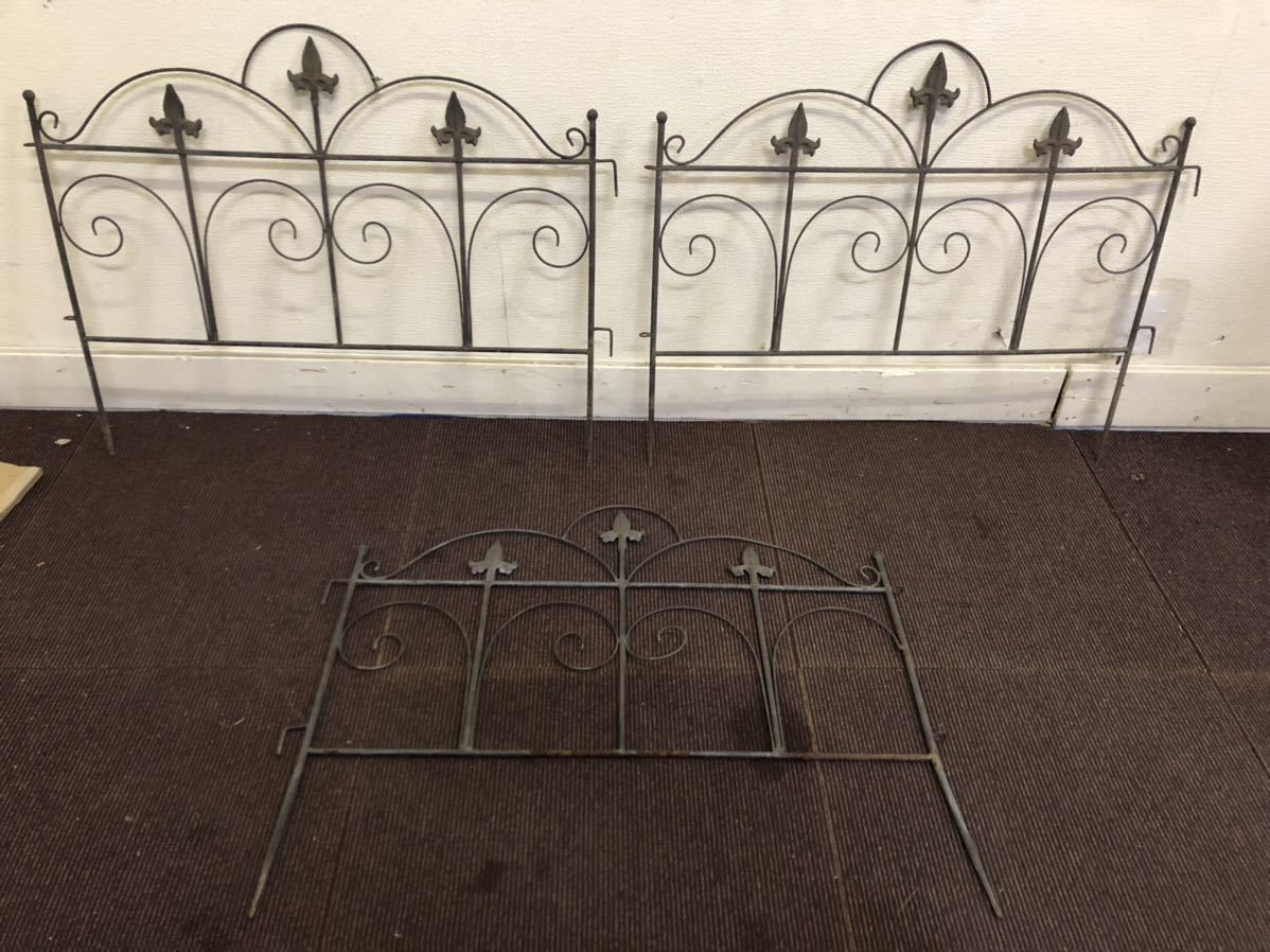 ガーデンフェンス 3点セット 鉄柵 ボーダーフェンス ガーデニング 花壇 仕切り 園芸 格安 スタート ま 02 ガーデニング 売買されたオークション情報 Yahooの商品情報をアーカイブ公開 オークファン Aucfan Com