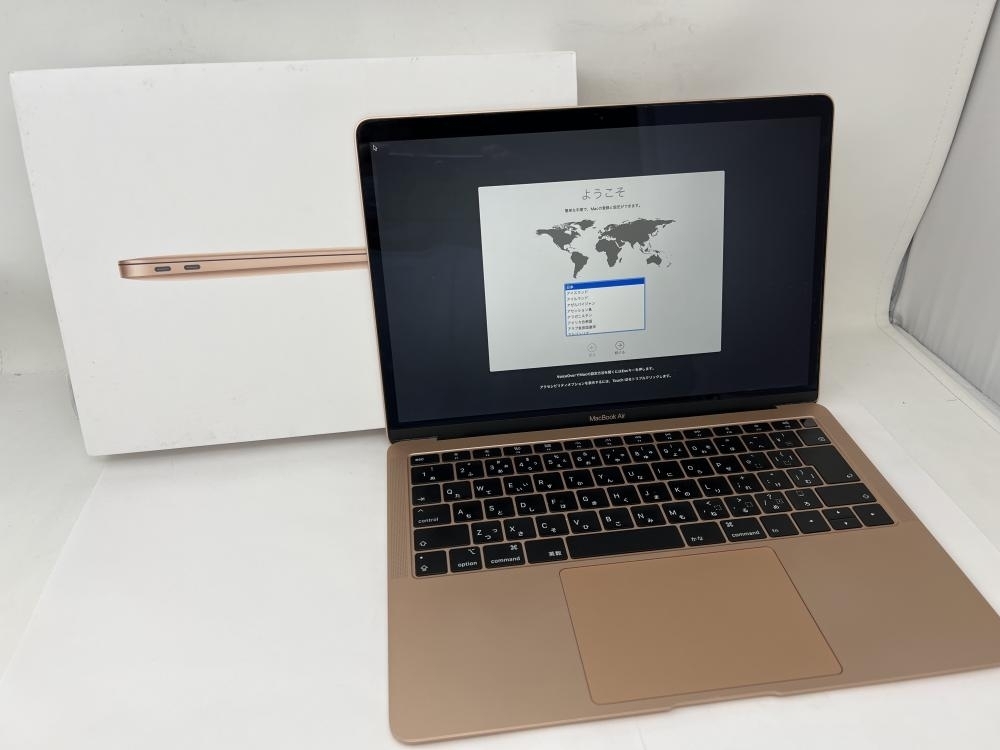 Apple MacBook Air 箱付き本体のみ M823【美品】 MacBook Air Retina Mid 2019 13インチ SSD 128GB 1.6GHz