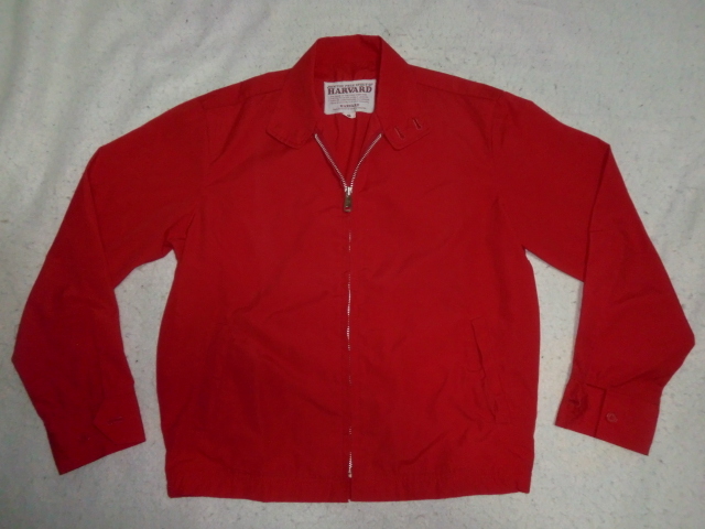 VAN ドリズラージャケット ヴィンテージ 1980年代 赤 ☆`80s日本製