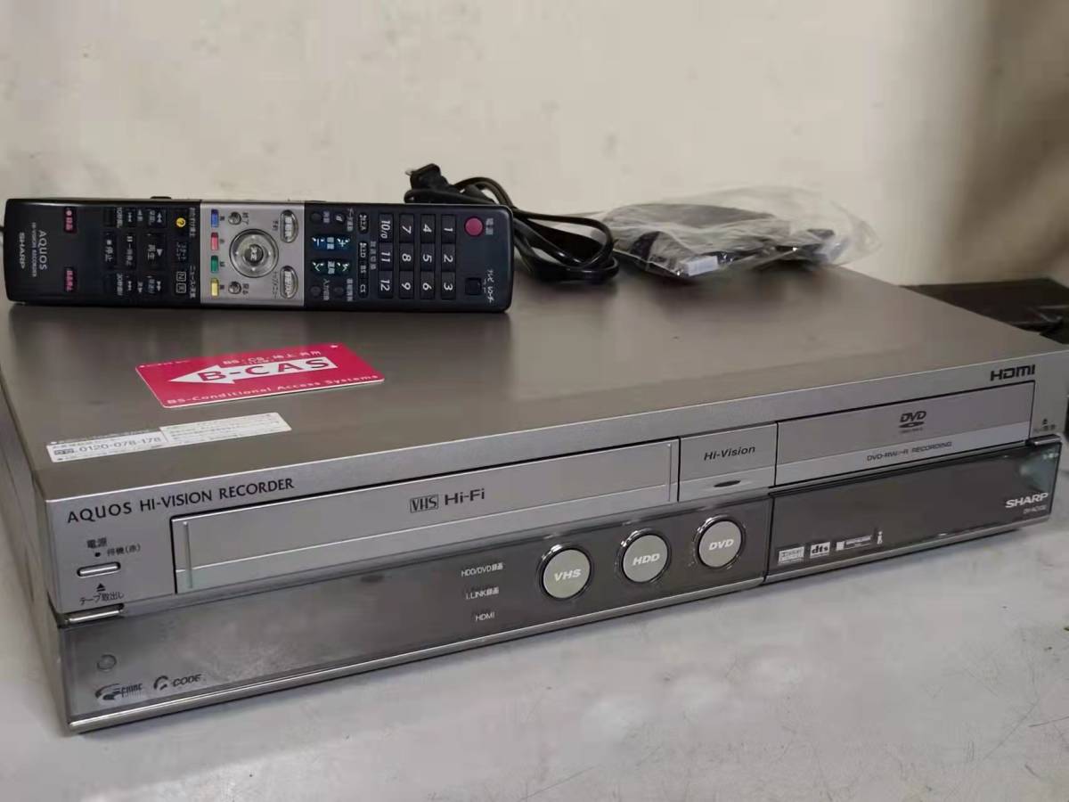 テレビ・映像機器 SHARP DV-ACV32 VHS DVD ダビング 動作品