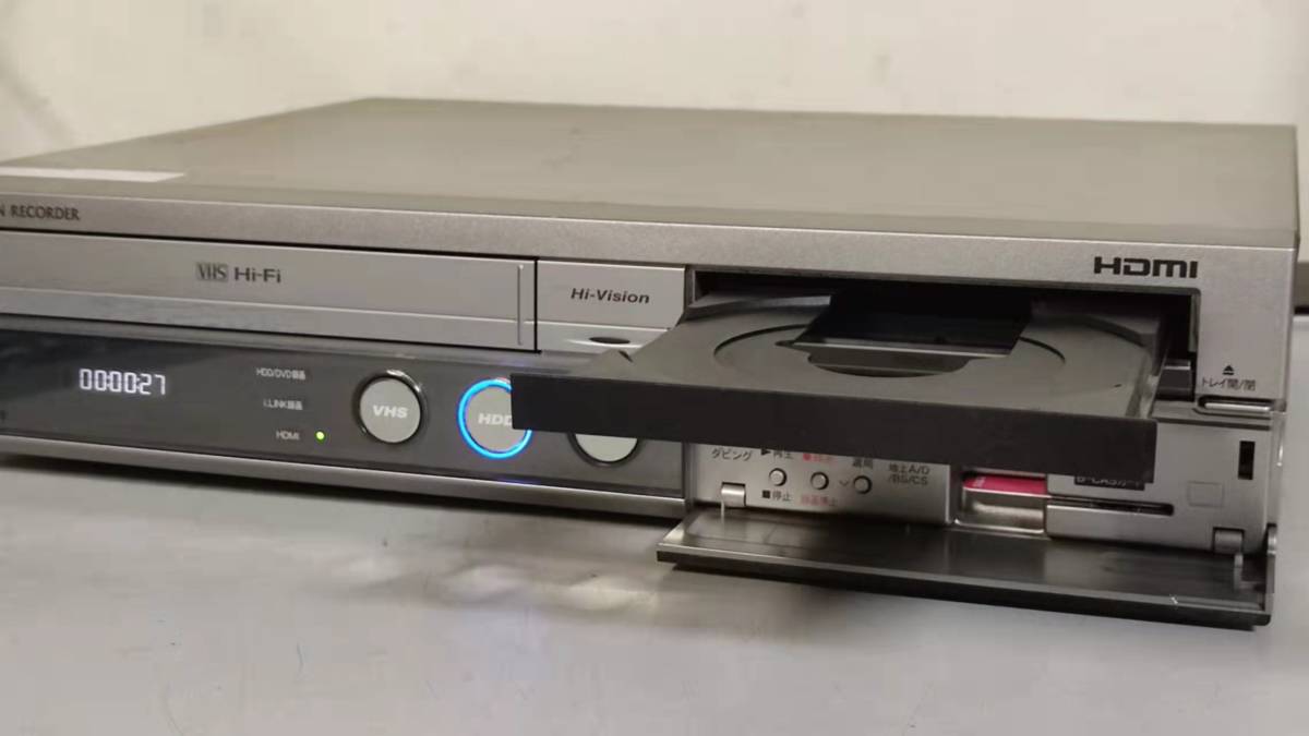 テレビ・映像機器 SHARP DV-ACV32 VHS DVD ダビング 動作品